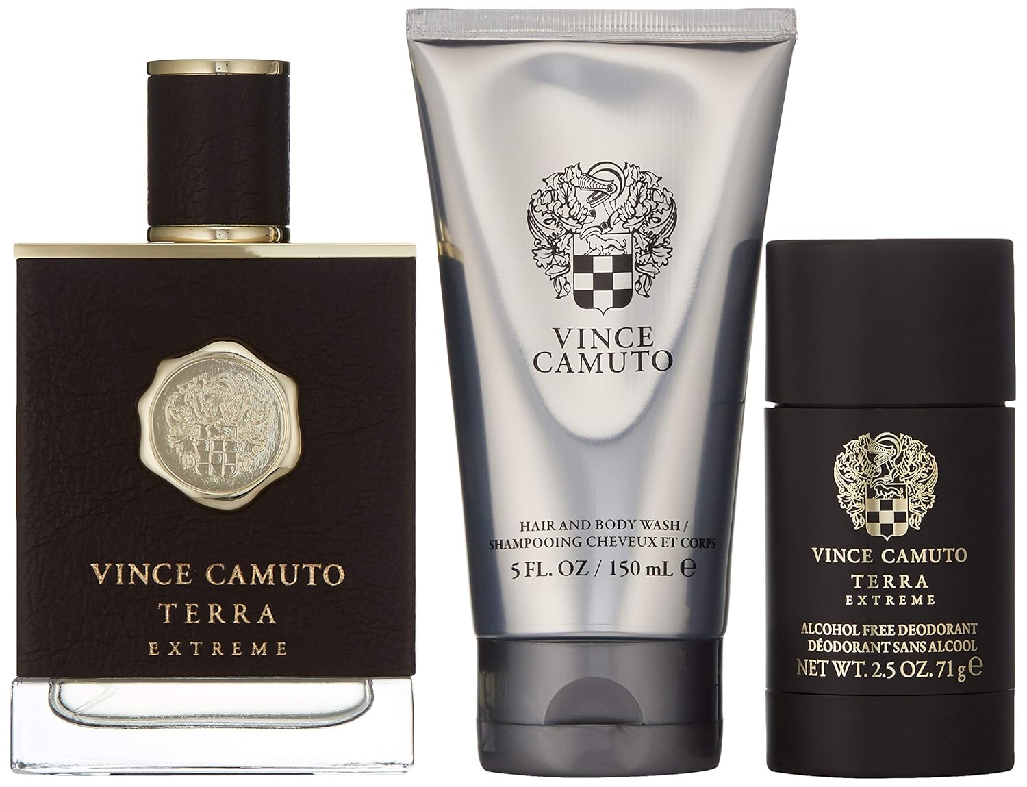 Vince Camuto Terra Extreme Gift Set - 3.4 Fl. Oz. Fragrance for Men | Luxurious 3-Piece Collection