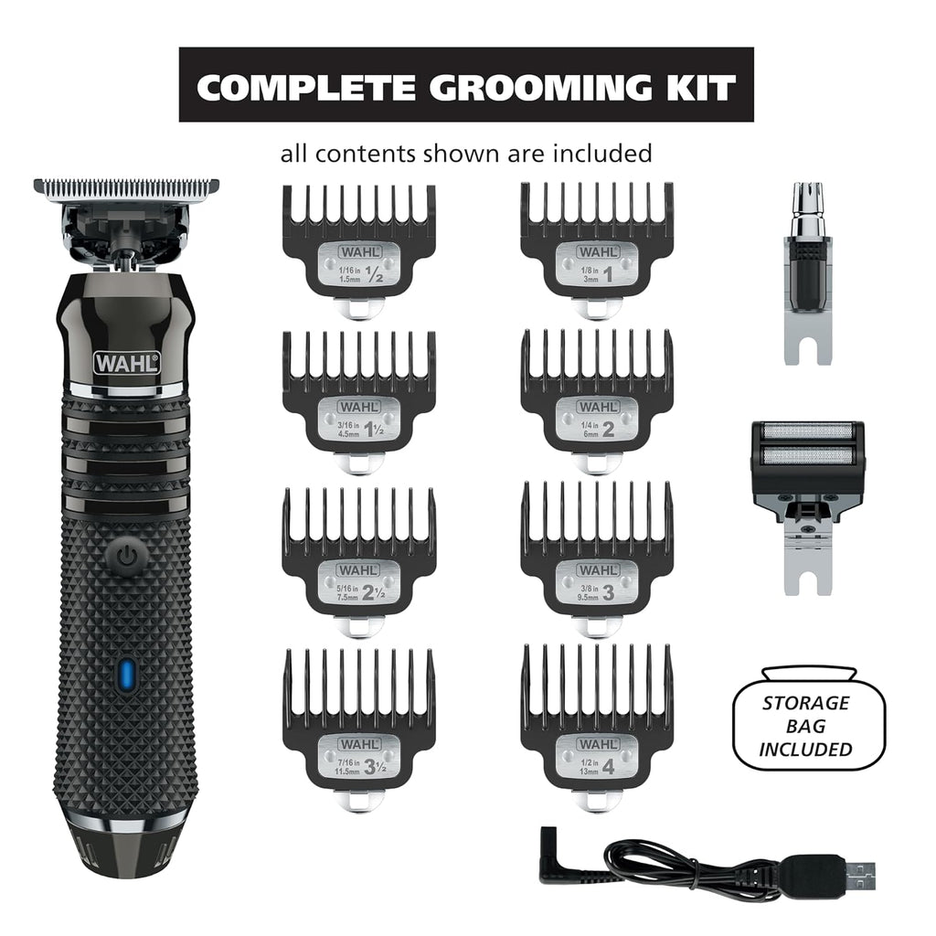 Wahl USA Pro Series Skeleton Style Trimmer - Cordless Lithium-Ion Beard & Hair Clipper | Near Zero Gap Blade