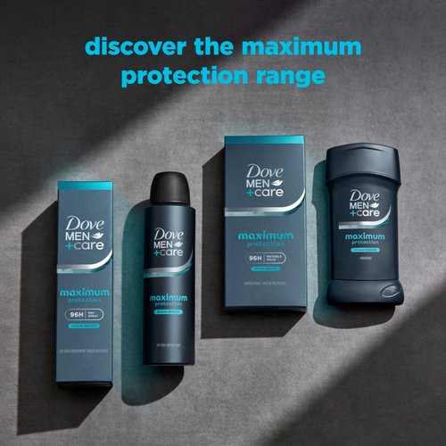 Dove Men+Care Anti-Perspirant Spray Ocean Breeze Maximum Protection Deodorant for men 96-Hour Comfort 3.8 oz