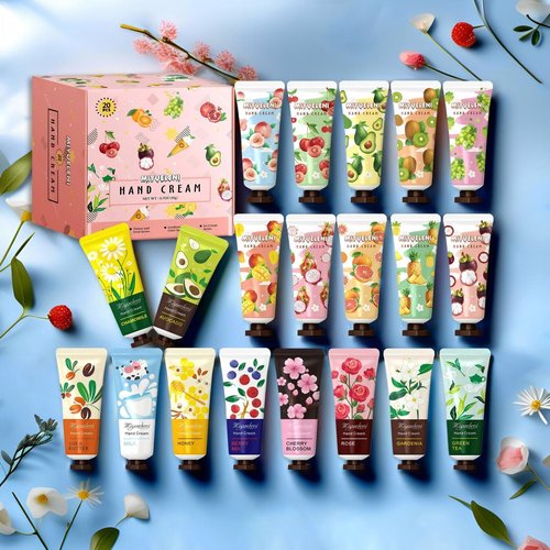 20 Pack Hand Cream Gift Set,Easter Basket Stuffers,Hand Lotion for Dry Hands,Gifts for Women,Teengirls,Mothers Day Gifts,Nurses Week,Teacher Appreciation,Thank You Gifts, Small Gifts Unisex Bulk 20ml