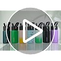 Insulated Water Bottle 15oz Stainless Steel with Straw Lid - Halloween Variation