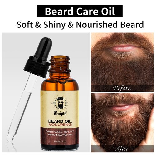 Beard Shaper for Men Beard Shaping Tools - Beard Straightener, Beard Template Guide, Professional Straight Edge Razor, Edge Blade, Barber Pencil, Beard Comb, Scissor, Gifts for Men Boyfriend Husband