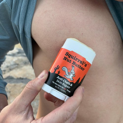 Squirrel's Nut Butter Anti Chafe Stick w/Frankincense & Lavender | All Natural Chafe Prevention & Skin Care for Athletes, Runners & Adventurers | Thighs, Arms, Pack Straps & More | 1.7 oz
