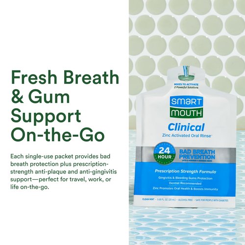 SmartMouth Clinical Rinse Single Pack – 50 Pack