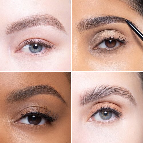 OFIR Brow Trace Precision Browliner - Waterproof Ultra-Fine Tip Eyebrow Pencil | Smudge-Proof Matte Finish | Long-Wear Tool with Spoolie | Chocolate - Dark Brown, 0.003 OZ