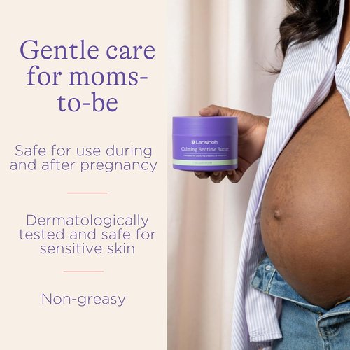 Lansinoh Magnesium Bedtime Butter - Soothing Body Lotion for Pregnant Moms | 7 oz Relaxation & Muscle Relief