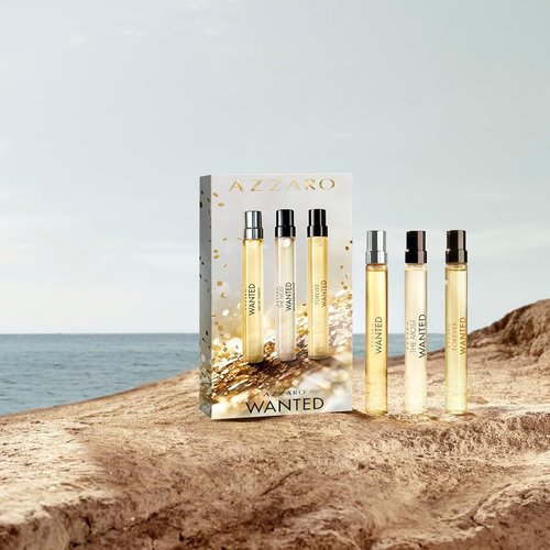Azzaro The Most Wanted Men's Cologne Discovery Set | 3-Piece Fragrance Bundle - Intense & Elixir Scents