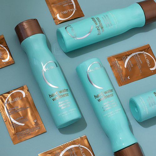 Malibu C Hard Water Wellness Conditioner - Sulfate-Free Formula for Enhanced Moisture & Shine - 8 Fl Oz