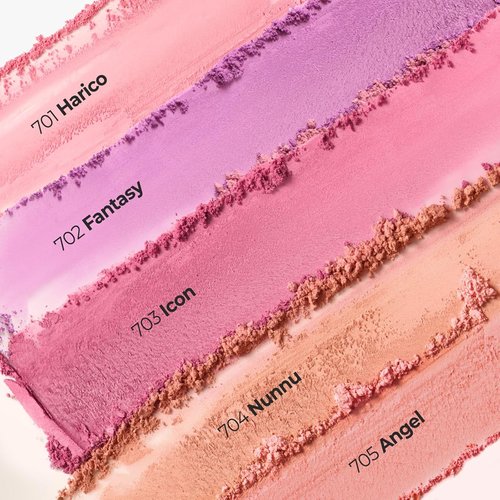 Laka Love Silk Blush - Radiant Buildable Powder Blush for Natural Glow | Long-Lasting Moisturizing Formula (#705 Angel)