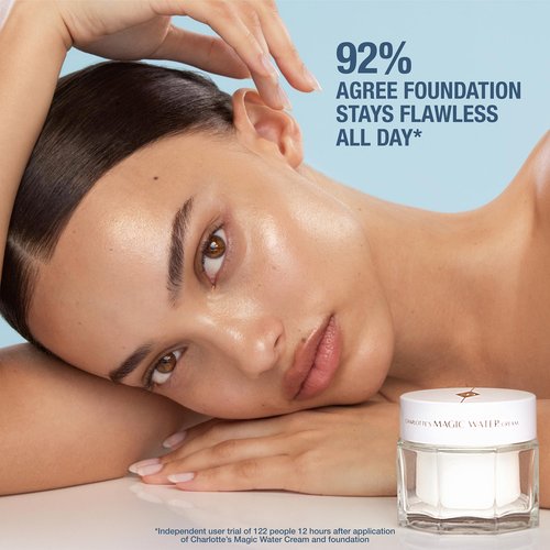 Charlotte Tilbury Magic Water Face Cream - Lightweight, Dewy Gel Moisturizer for Sensitive Skin - Infused with Niacinamide & Biopeptide Complex to Help Improve Appearance of Fine Lines (30ml)