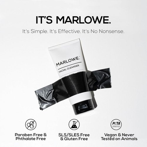 Marlowe. No. 121 Facial Cleanser - Daily Men's Face Wash with Natural Extracts & Antioxidants, 6 oz