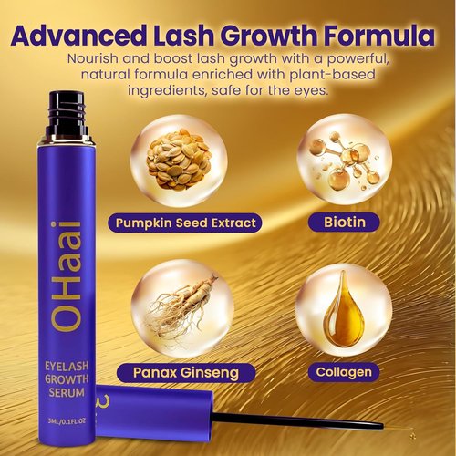 Skiennix Eyelash Growth Serum - Prostaglandin-Free Formula for Thicker, Fuller Lashes | Vegan & Cruelty-Free, 3ml