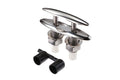 attwood 66515-1 Retractable Low-Profile Stainless Steel Marine Boat 4 ½-Inch Neat Cleat