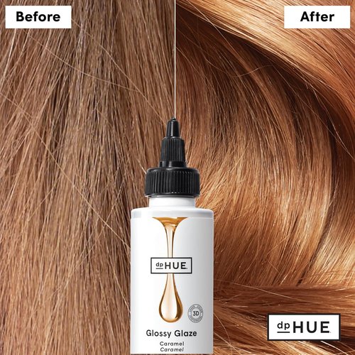 dpHUE Glossy Glaze - Caramel In-Shower Hair Gloss for Luminous Shine | Paraben & Sulfate Free