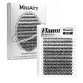 MissAiry Flaunt Lash Clusters Eyelash Extensions Short Lash Clusters 8-14MM Wispy Eyelash Clusters Flora Cluster Lashes D Curly Cluster Eyelash Extensions Natural Lashes(Flaunt 8-14MM)