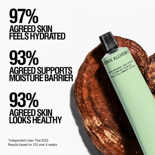 Grown Alchemist Skin Renewal Day Cream - Anti Aging Face Moisturizer for Women & Men - Face Moisturizer with Reishi Extract, Moringa Peptides and Antioxidants, (65ml)