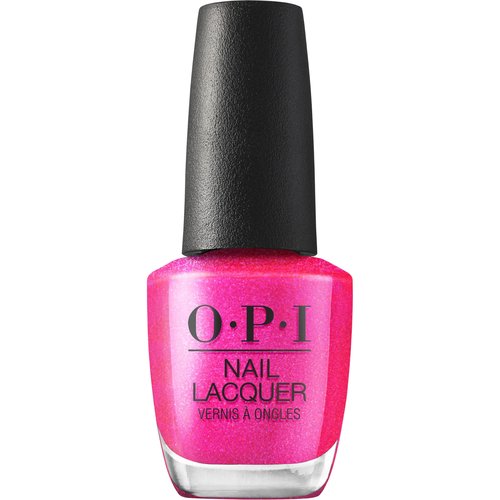 OPI Nail Lacquer Lollypoppin’ Bubblegum | Semi-Sheer Bright Cool Shimmer Chip Resistant Nail Polish | Good Enough to Treat Collection | Holiday 2025