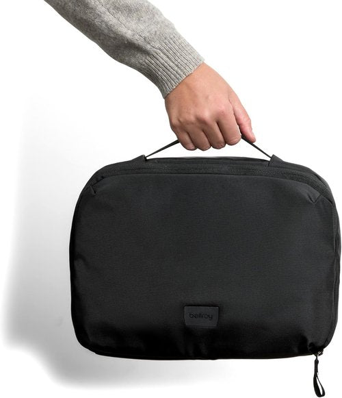 Bellroy Hanging Toiletry Kit Plus - 8 Liter Travel Bag for Easy Organization | Black