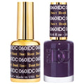 DND Gel Polish Set - 1 each of Gel Polish and Nail Polish, 060 Beet Root, 0.5 Fl Oz