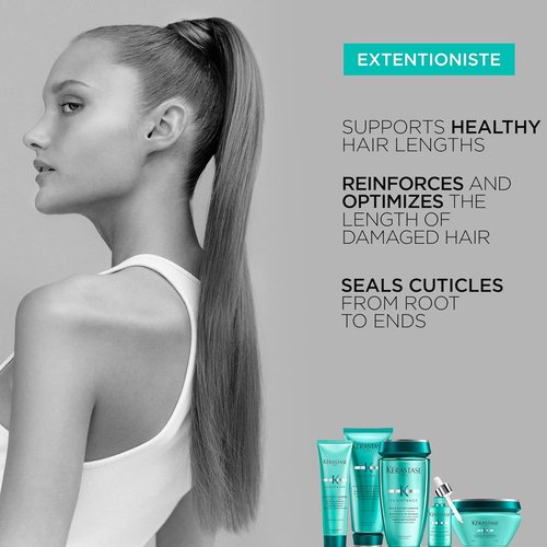 Kerastase Resistance Bain Extentioniste Shampoo - Strengthening Shampoo for Damaged Hair | Protects Hair & Scalp