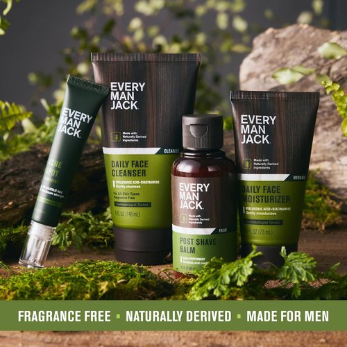 Every Man Jack Post Shave Balm - Soothes Irritation, Hydrates & Cools Skin - 3.2oz | 2 Pack