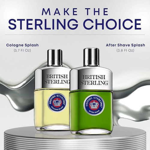 British Sterling By Dana Cologne Splash - Classic Men's Fragrance, 3.8 Ounces