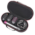 RLSOCO Hard Case for Dyson Airwrap i.d./Airwrap Co-anda2x Multi-Styler and Dryer - Fits 4pcs Long Barrels or Short Barrels - Black (Case Only,Hair Styler is not Included)