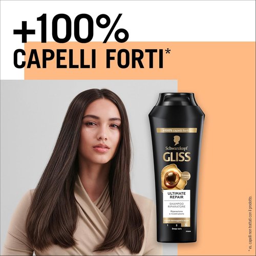 Gliss Ultimate Repair Shampoo - Deep Nourishment for Damaged Hair | 400 ml