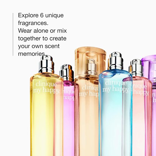 Clinique My Happy Fragrance Spray - Cocoa & Cashmere, Baby Bouquet, Cookies & Kisses | Women's Perfume Collection