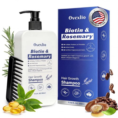 Skiennix Hair Growth Shampoo - Biotin & Rosemary Formula for Thinning Hair | 11.16 FL