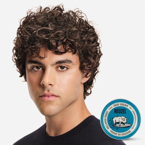 Reuzel Surf Texture Cream - Light Hold & Matte Finish, Water Soluble Styling, 3.38 oz