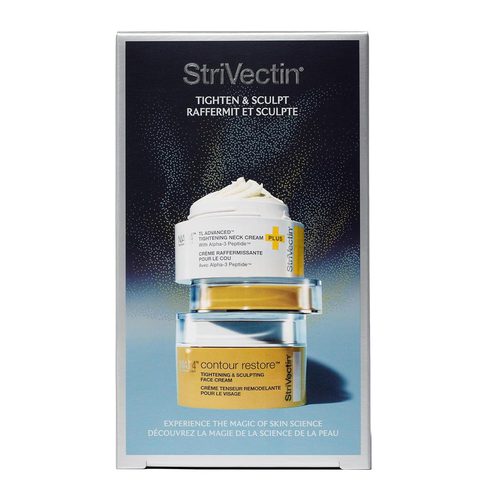 StriVectin TL Advanced Tighten and Sculpt Kit - Brighten & Lift Skin Tone with Peptides & Hyaluronic Acid