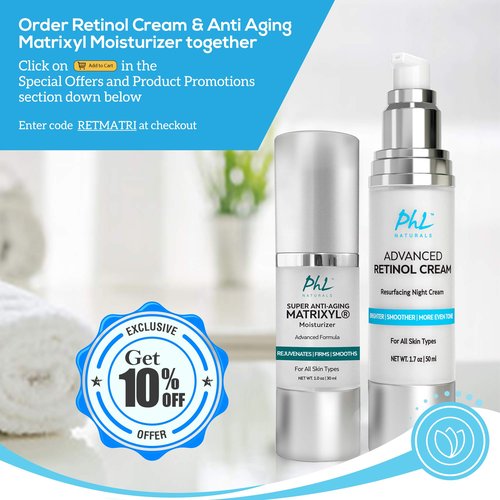 Retinol Cream for Face with Hyaluronic Acid – Unscented Anti Aging Night Moisturizer with Natural Ingredients, Especially Formulated for Sensitive Skin and those New to Retinoids -USA Made, 1.75 Ounce
