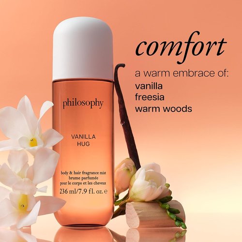 Philosophy Hair and Body Mists - Long-Lasting Fragrance for Women | Hydrating Vanilla, Pistachio & Coconut Scents