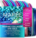 MAREE Under Eye Patches for Puffy Eyes and Dark Circles – Under Eye Mask with Collagen & Hyaluronic Acid – Undereye Mask Patches for Women – Parches para Ojeras Puffiness & Under Eye Bags | 12 Pair