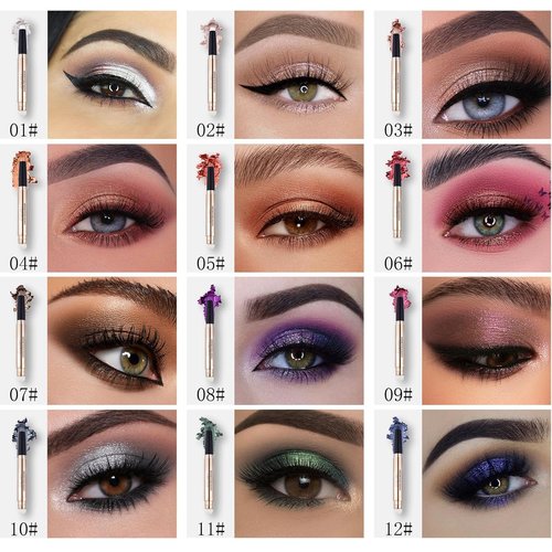 Skiennix Cream Eyeshadow Stick - Long-Lasting, Crease-Proof Formula | Orchid Shimmer Finish