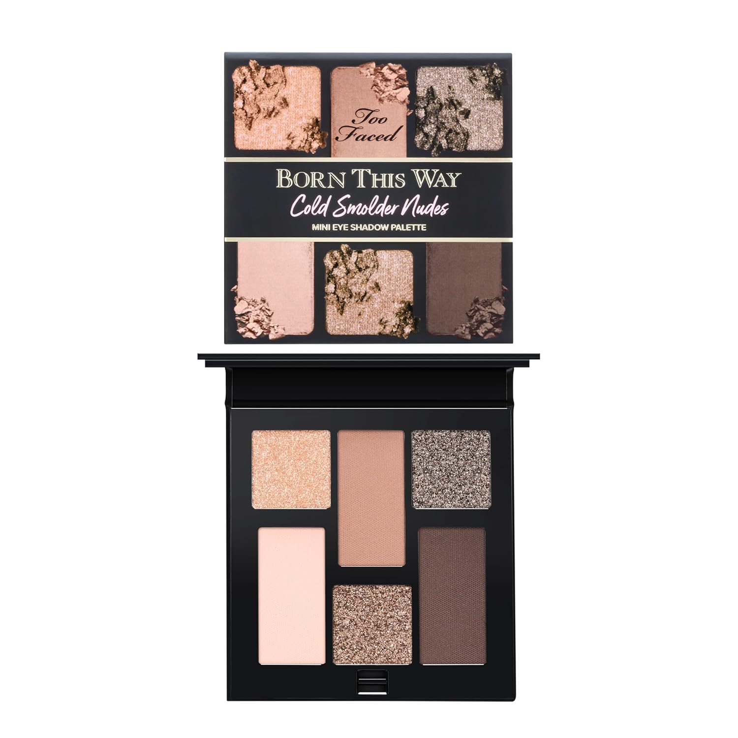 Too Faced Born This Way Mini Eye Shadow Palette - Creamy High Pigment Matte & Shimmer Shades, 0.2 Ounce