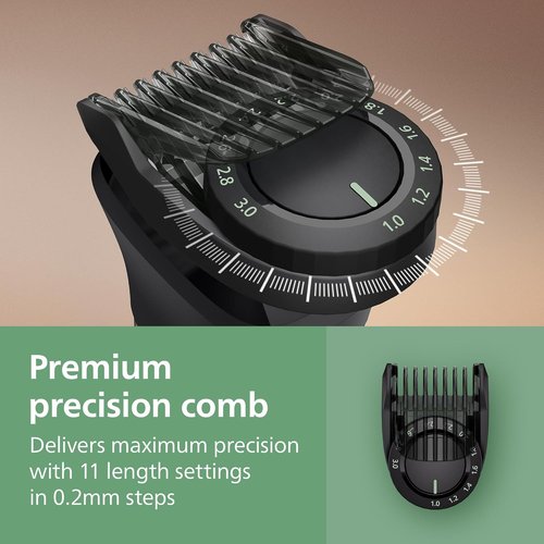 Philips Norelco All-in-One Series 7000 Trimmer - 23-Piece Electric Shaver & Clipper with Titanium Blades, 26 Length Settings (0.5-16 mm), MG7970/49