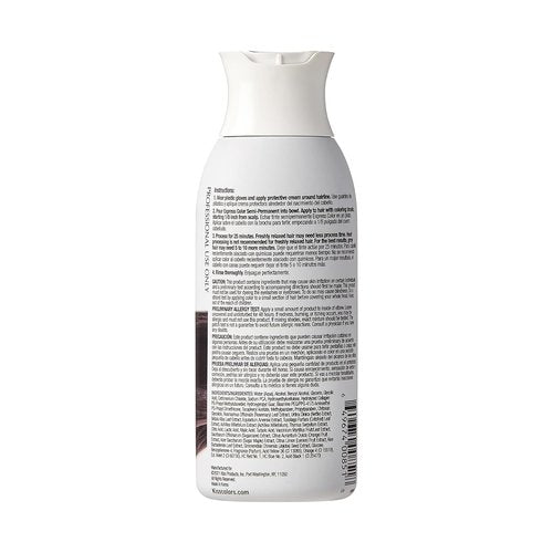 Kiss Express Semi-Permanent Hair Color - Vivid Pigmented Dye for Vibrant Hair, Gentle Formula, 3.5 oz, Black (2 Count)