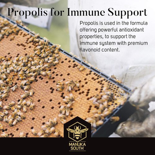 Manuka Health Manuka Honey Drops UMF 15+ | Soothing Natural Drops with Propolis - Lemon & Honey Flavor - 25 Drops