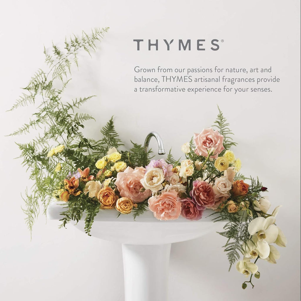 Thymes Moisturizing Hand Wash Soap - Luxury Glycerin & Kelp Formula - Serene Aqua Coralline Scent (8.25 oz)