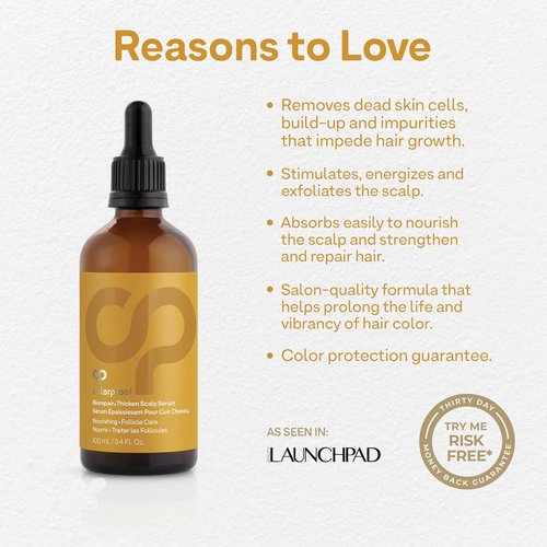 Colorproof Biorepair Scalp & Follicle Care Serum - Thicker, Fuller Hair | 3.4 Fl. Oz. with Fresh Lime & Eucalyptus Scent