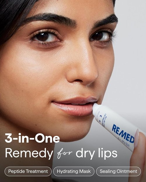 Dr. Shah Lip Balm Ointment - All-In-One Hydrating Treatment with Ceramides & Peptides | Repairs Dry, Cracked Lips