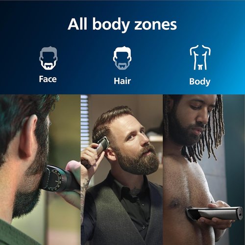 Philips Norelco Multigroom 9000 Series - All-in-One Trimmer & Grooming Kit | 23-Piece for Beard, Body, Face, and More