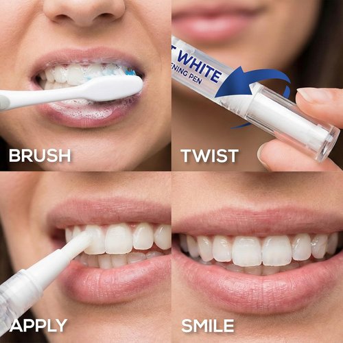 Venus Visage Teeth Whitening Pen - Award-Winning Formula for Low Sensitivity - 20+ Uses, Mint (2 Pack)
