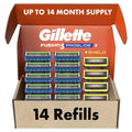 Gillette Fusion5 ProGlide Razor Refills for Men 10 Count + Fusion5 ProGlide Shield Refills 4 Count, 14 Total Blade Refills