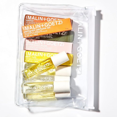 MALIN+GOETZ Perfume Oil - Concentrated Signature Scents | Leather, Dark Rum, Cannabis, Strawberry | Travel-Friendly Rollerball | Vegan & Cruelty-Free | 0.2 fl oz