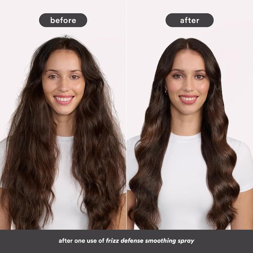 VERB Frizz Defense Smoothing Spray - Anti-Frizz Shield & Heat Protection for Sleek Blowouts - 8 oz