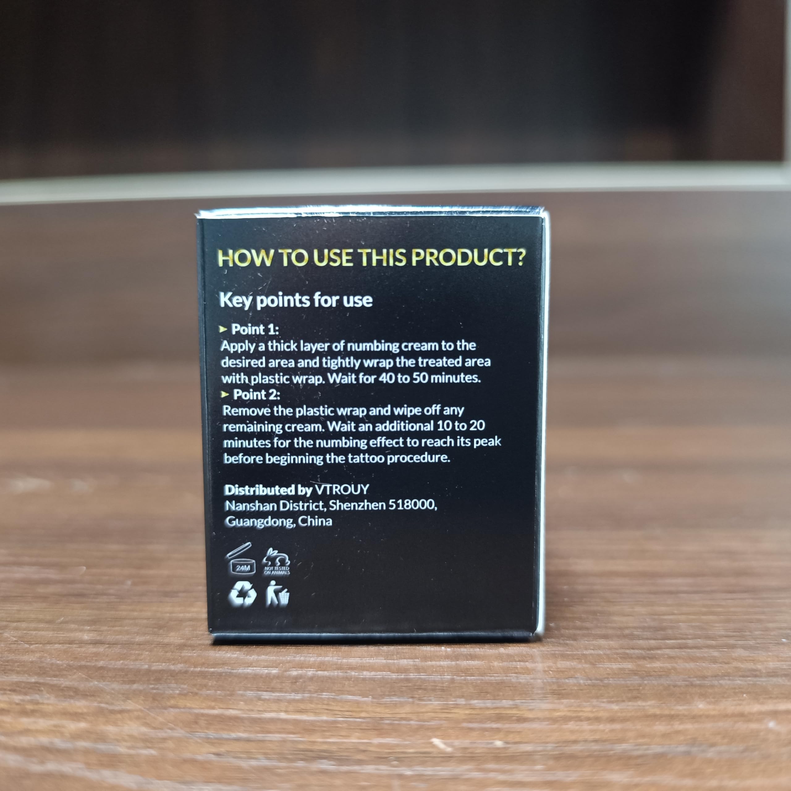 VTROUY Deep Numbing Cream: Extra Strength Numbing Cream - Maximum Strength Soothing Formula (50g)