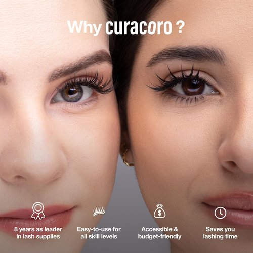 Curacoro ProBond - Lash Bonder for Lash Extensions, Fast-Curing Glue Sealer for Oily Lashes & Humid Environments, Longer Retention & Reduced Irritation (15ml)